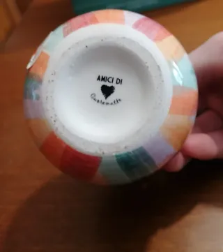Oliera Cuorematto Ceramica Multicolore