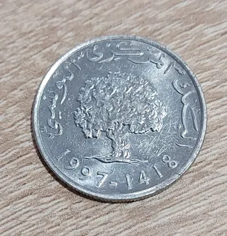Túnez 5 Millim 1997