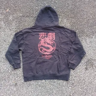 Felpa Subdued Nera Taglia Unica