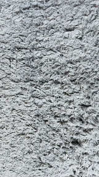 Alfombra pelo largo gris