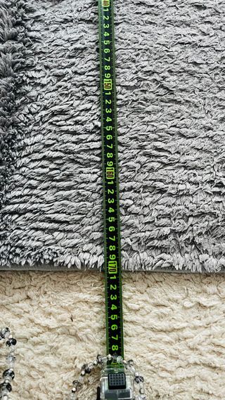 Alfombra pelo largo gris