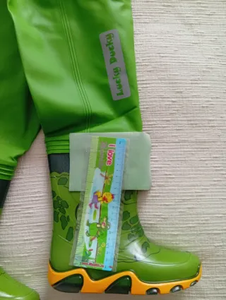 Vadeador infantil Lucky Ducky verde