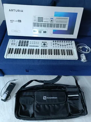 Controlador MIDI Arturia Keylab 61 MKII Blanco