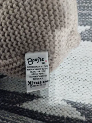 Lote peluches: perro boofle, gato y cámara