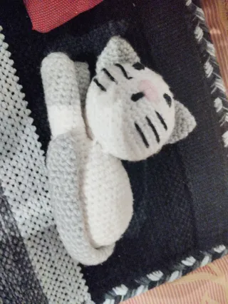 Lote peluches: perro boofle, gato y cámara