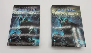 Libros Juego de Tronos - Cancion de hielo y fuego