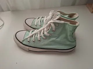 Zapatillas Vans Altas Verde Agua