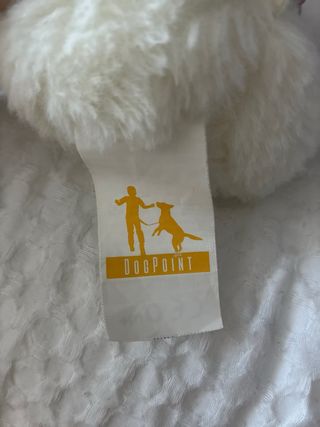Peluche perro blanco
