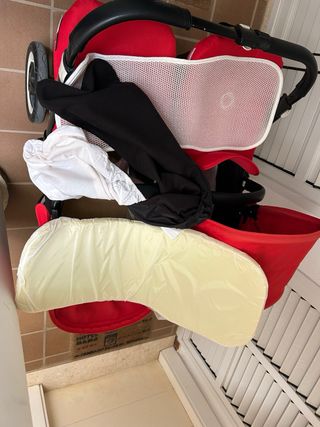 Capazo Bugaboo Donkey Completo Rojo
