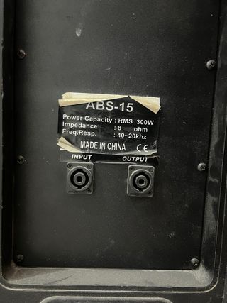 Altavoces 300W 15”