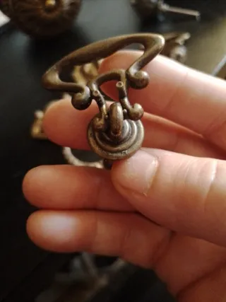 Dos tiradores estilo retro