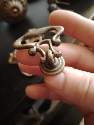 Dos tiradores estilo retro