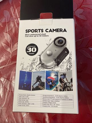 Cámara Deportiva 4K WiFi H.265