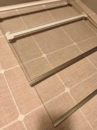 Estante de cristal para nevera