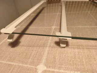 Estante de cristal para nevera