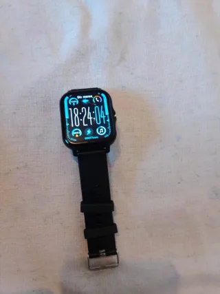 Reloj Negro y Plateado