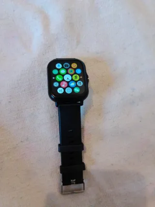 Reloj Negro y Plateado