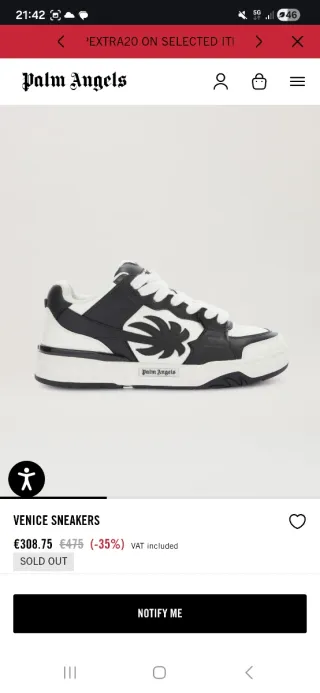 Zapatillas Palm Angels Venice Sneakers