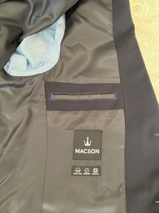 Traje Macson Azul Marino Talla 46
