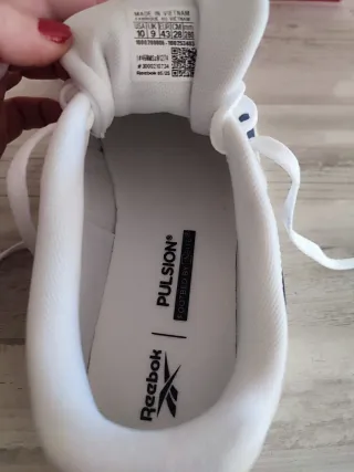 Zapatillas Reebok Court Retro Blancas y Azules