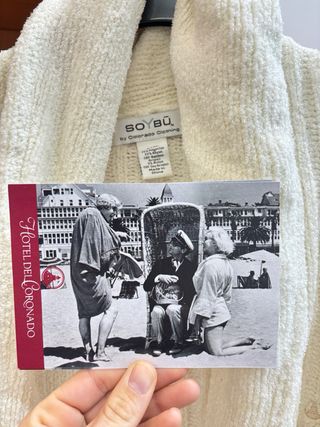 2 Albornoces Hotel Coronado, mujer y hombre