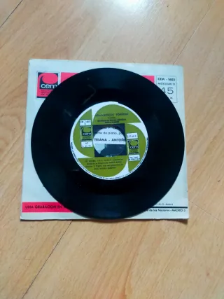 Disco vinilo single Villancicos Toreros