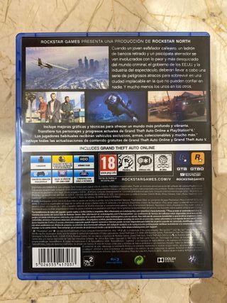 Grand Theft Auto V PS4 con mapa