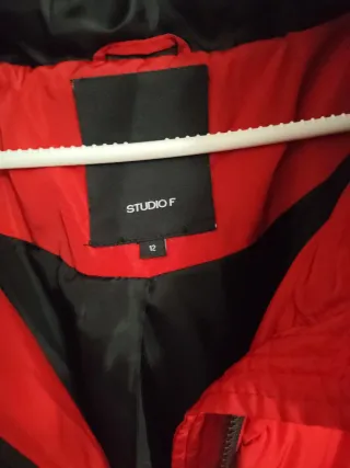 Anorak rojo acolchado