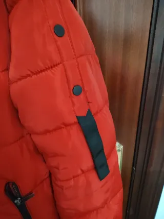 Anorak rojo acolchado