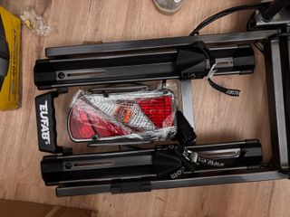 Eufab 12010LAS Raven - Portabicicletas plegable