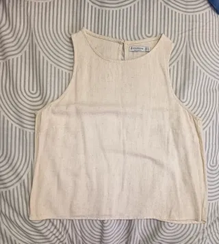 Blusa Stradivarius Beige Talla XS