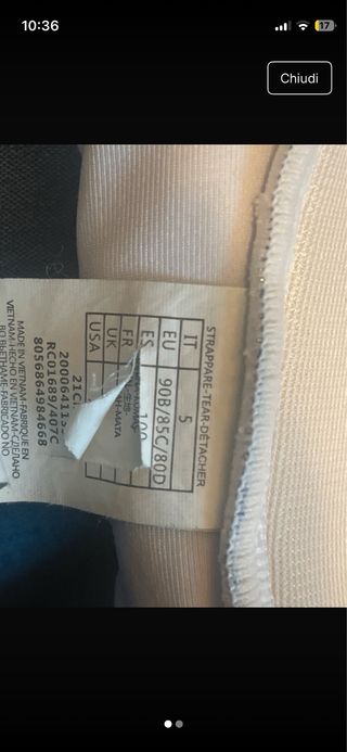 Costume da bagno 2 pezzi righe glitter