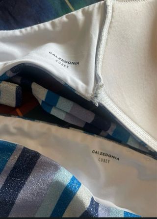 Costume da bagno 2 pezzi righe glitter