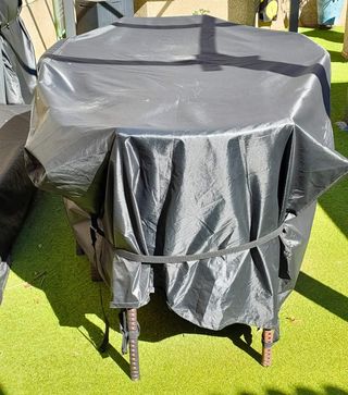 Conjunto Mesa y 4 Sillas Ratán Jardín