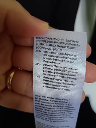 Vestito Orsay nero manica 3/4 tg. S