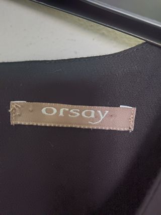 Vestito Orsay nero manica 3/4 tg. S