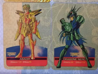 7 Lamincards Cavalieri Zodiaco Edibas 2008