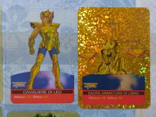 7 Lamincards Cavalieri Zodiaco Edibas 2008