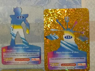 7 Lamincards Cavalieri Zodiaco Edibas 2008