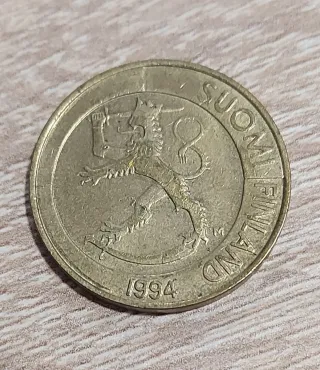 Finlandia 1 Markka 1994 Moneda