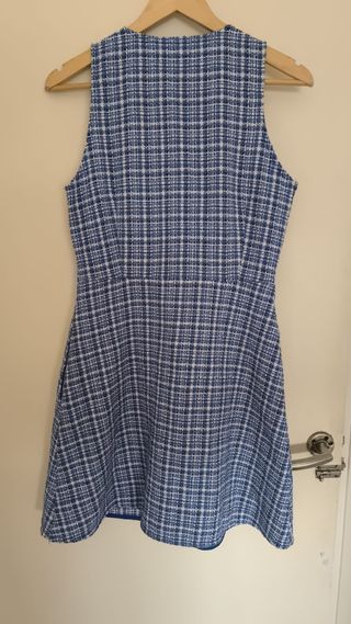 Vestido Tweed Corto Estilo Chanel