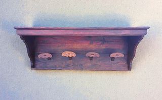 Perchero de madera S.XIX