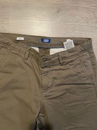 Pantalón chino beige talla 16 – Algodón