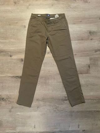 Pantalón chino beige talla 16 – Algodón