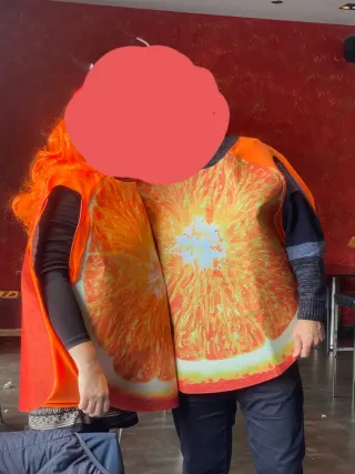 Disfraz de Naranja Talla Única