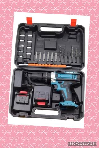 Taladro Percutor con Maletín y Accesorios