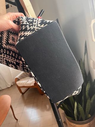 Bolso étnico multicolor con flecos Ojo! Un poco ro