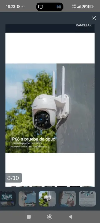 Cámara Seguridad iGeek PTZ 2K ZY-C2