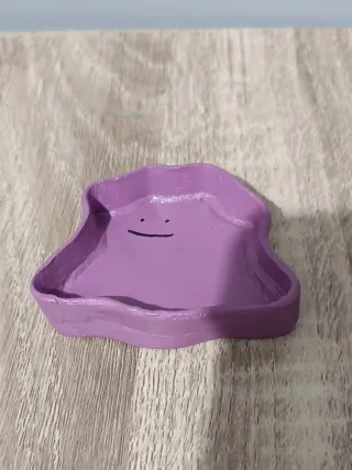 Platito decorativo cenicero arcilla Ditto pokemon