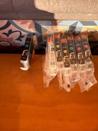 Cartuchos de tinta Canon CLIBC, CLIBY, CLIBM